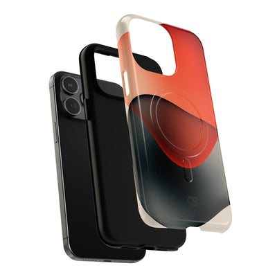 Translucent Crimson Form · Tough 2.0 Magnetic Phone Case for iPhone · Red