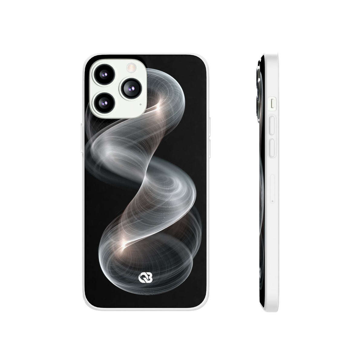 Luminous Vortex · Lite Phone Case for iPhone ·  Black