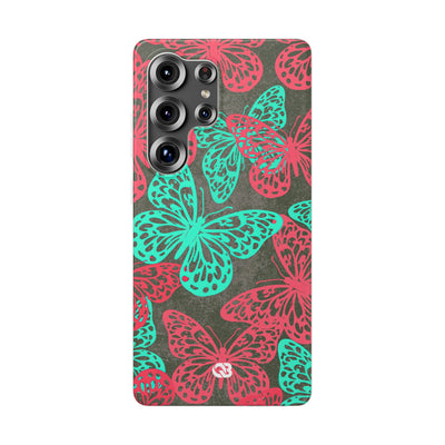 Electric Papillon · Lite Phone Case for Samsung · Pink