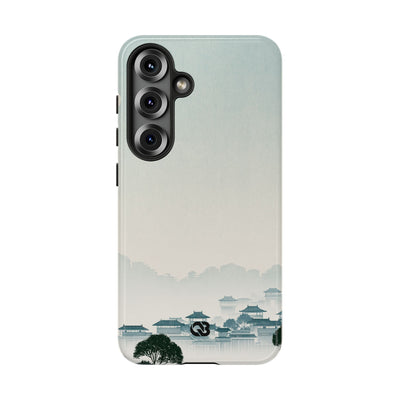 Blue Tough Phone Case for Samsung - Mist Valley Pagoda