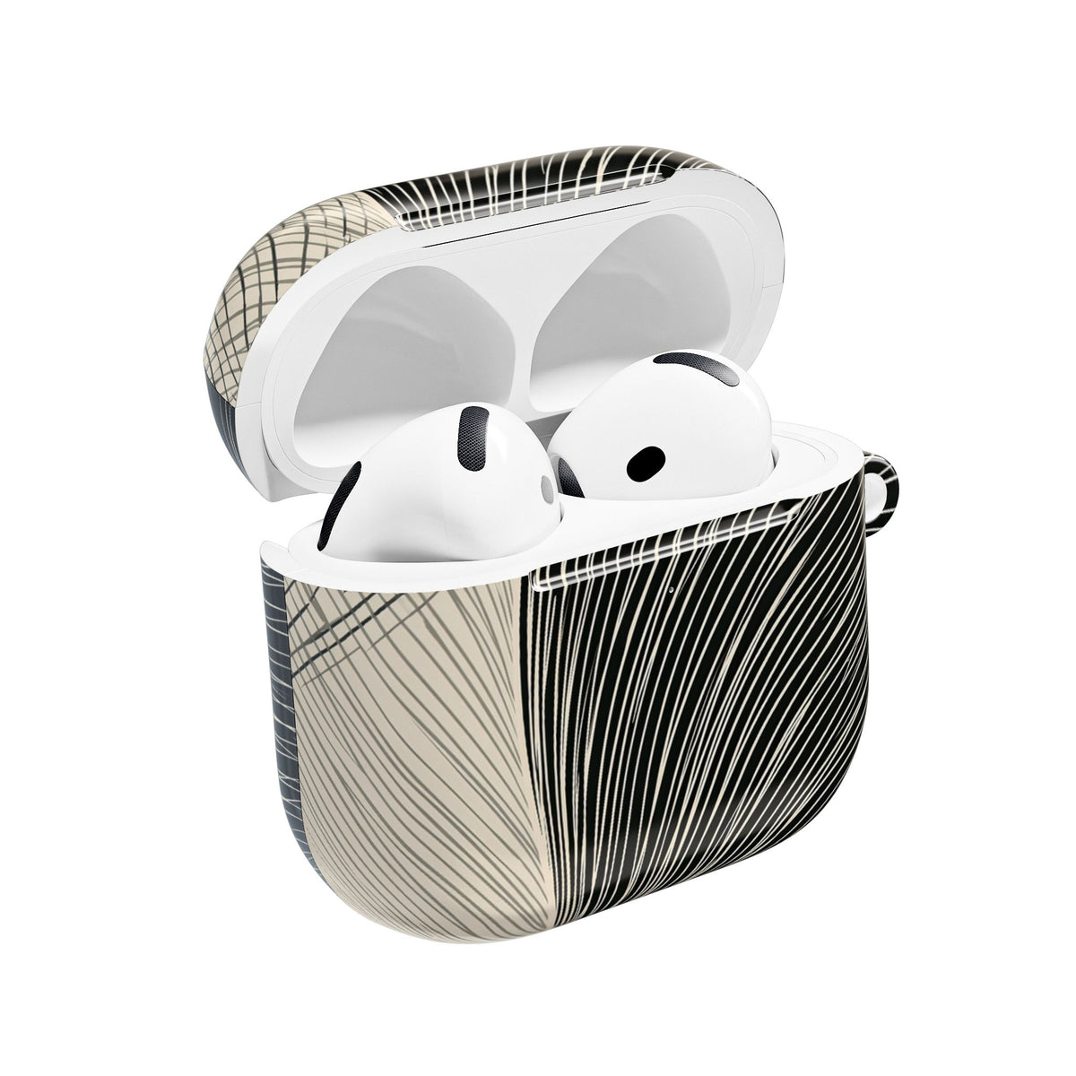 Minimal Frond Study · Hard Case for AirPods & AirPods Pro · Black