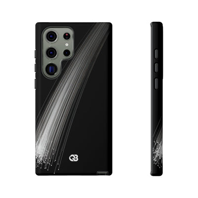 Black Tough Phone Case for Samsung - Linear Velocity Beam
