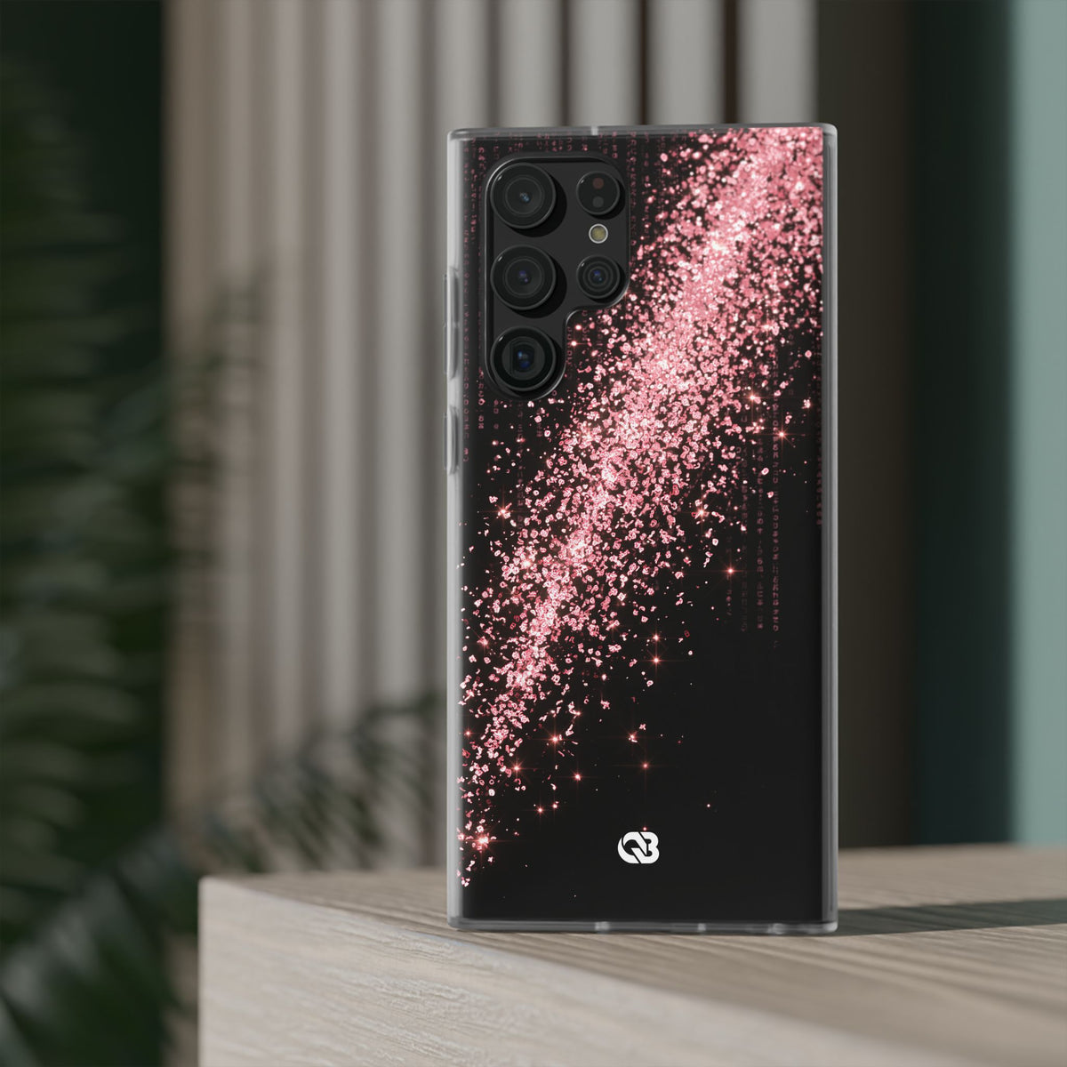 Rose Digital Cascade · Lite Phone Case for Samsung · Pink
