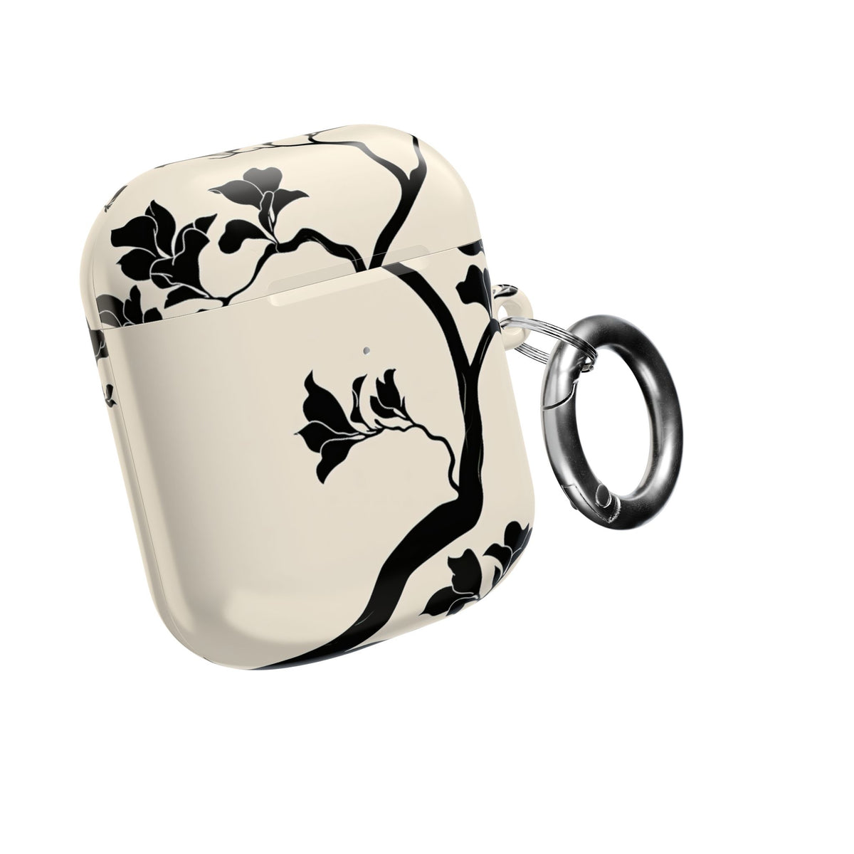 Ebony Magnolia · Hard Case for AirPods & AirPods Pro · Beige