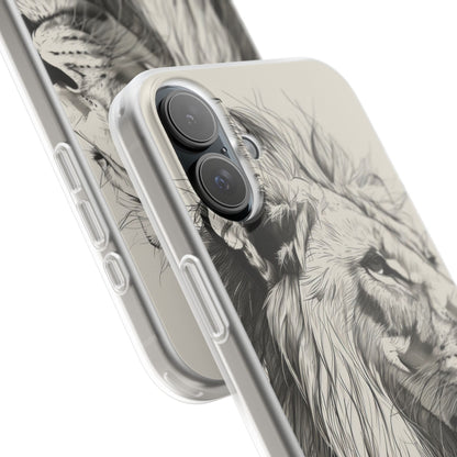 Lion Flow iPhone 16 Plus -pehmeä suojakotelo