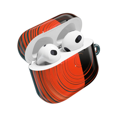 Orbital Meridian · Hard Case for AirPods & AirPods Pro · Orange