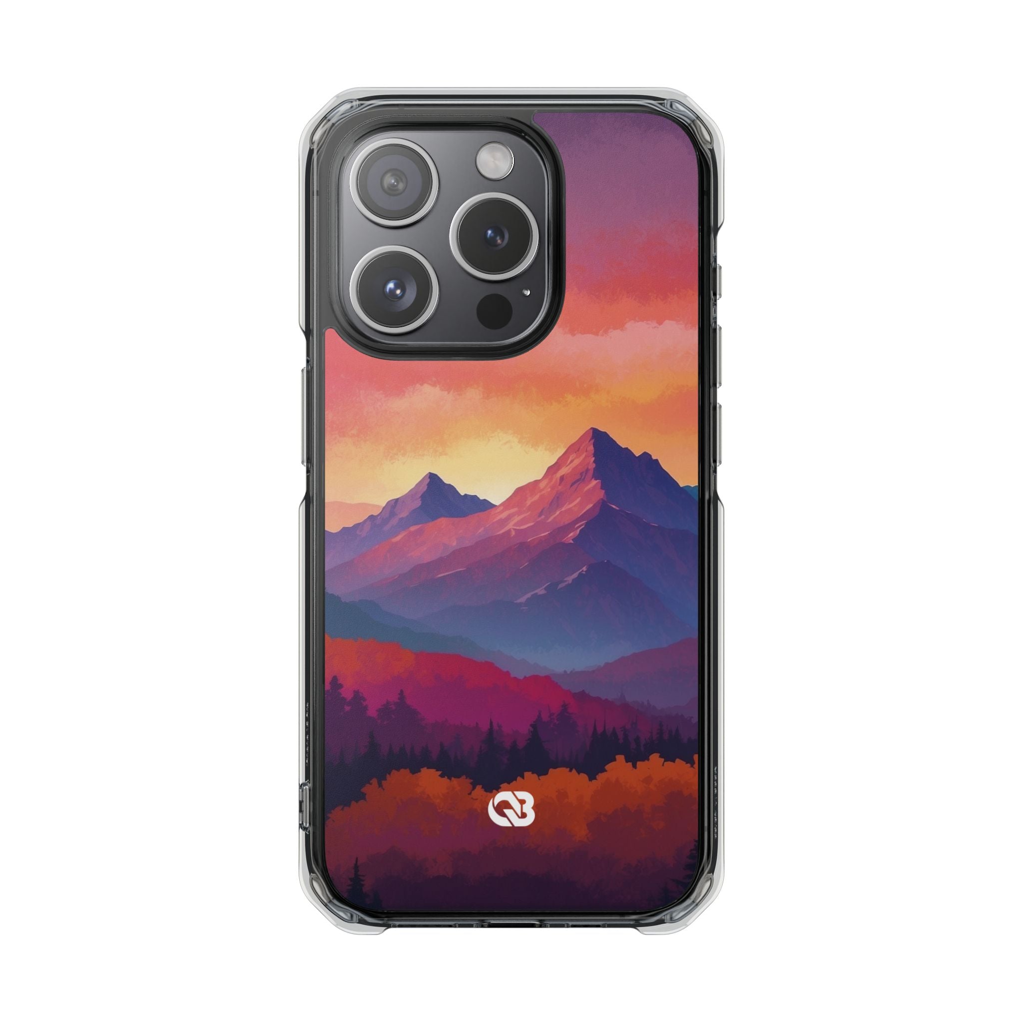 Crimson Mountain Dusk · Impact Handyhülle für iPhone · Magsafe