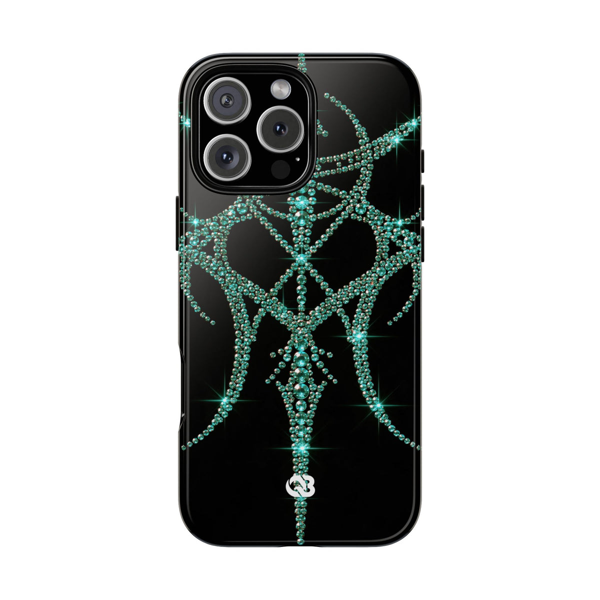 Teal Cyber Sigil · Tough Phone Case for iPhone · Teal
