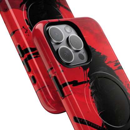 Crimson Samurai iPhone 15 Pro Max Case - Tough+