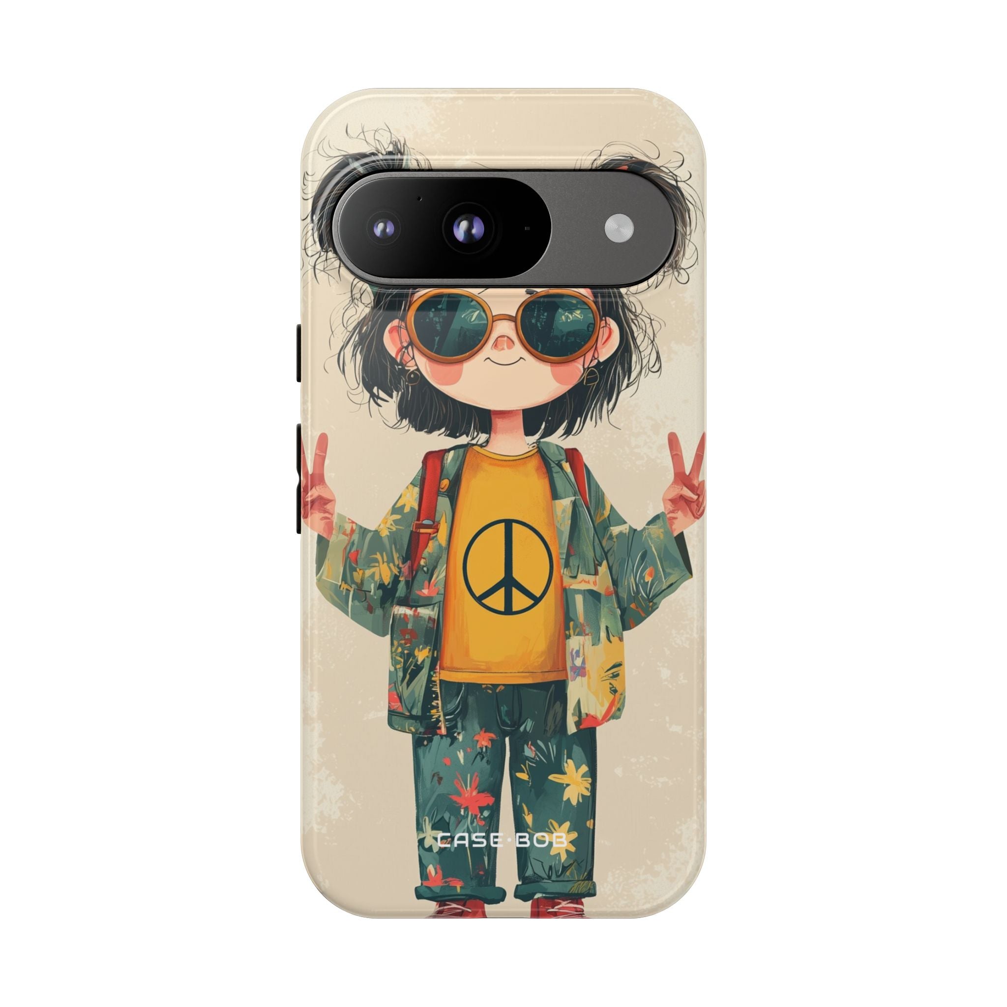 Peace Zöpfe Google Pixel 9 Case - Tough