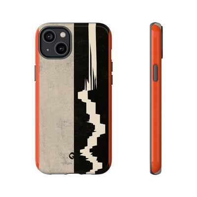 Orange Tough Phone Case for iPhone - Orange Monolith Rift