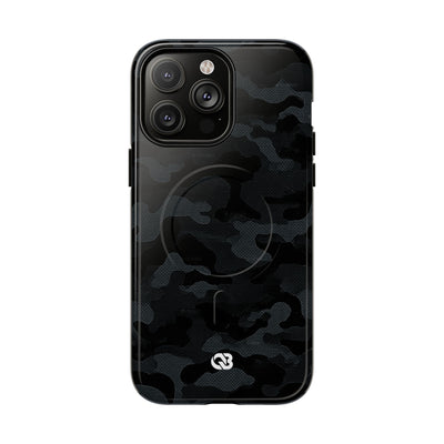 Blackout Urban Camo · Tough 2.0 Magnetic Phone Case for iPhone · Black