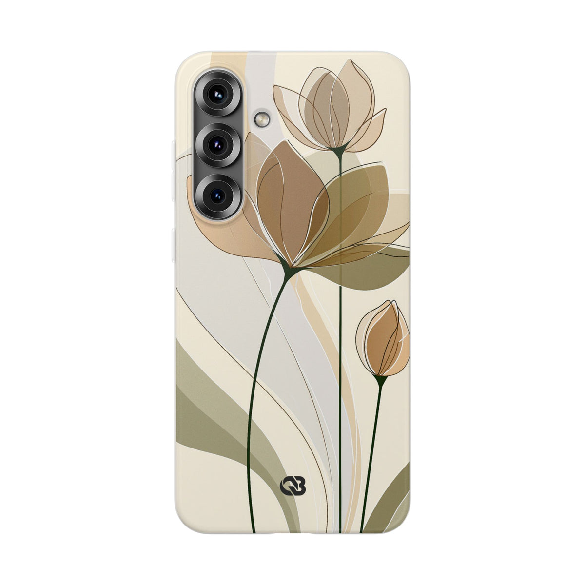 Translucent Petal Contour · Lite Phone Case for Samsung · Beige