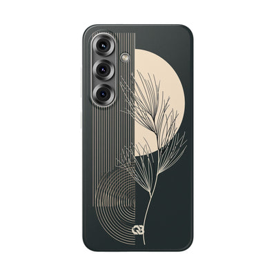 Black Lite Phone Case for Samsung - Obsidian Sand Willow