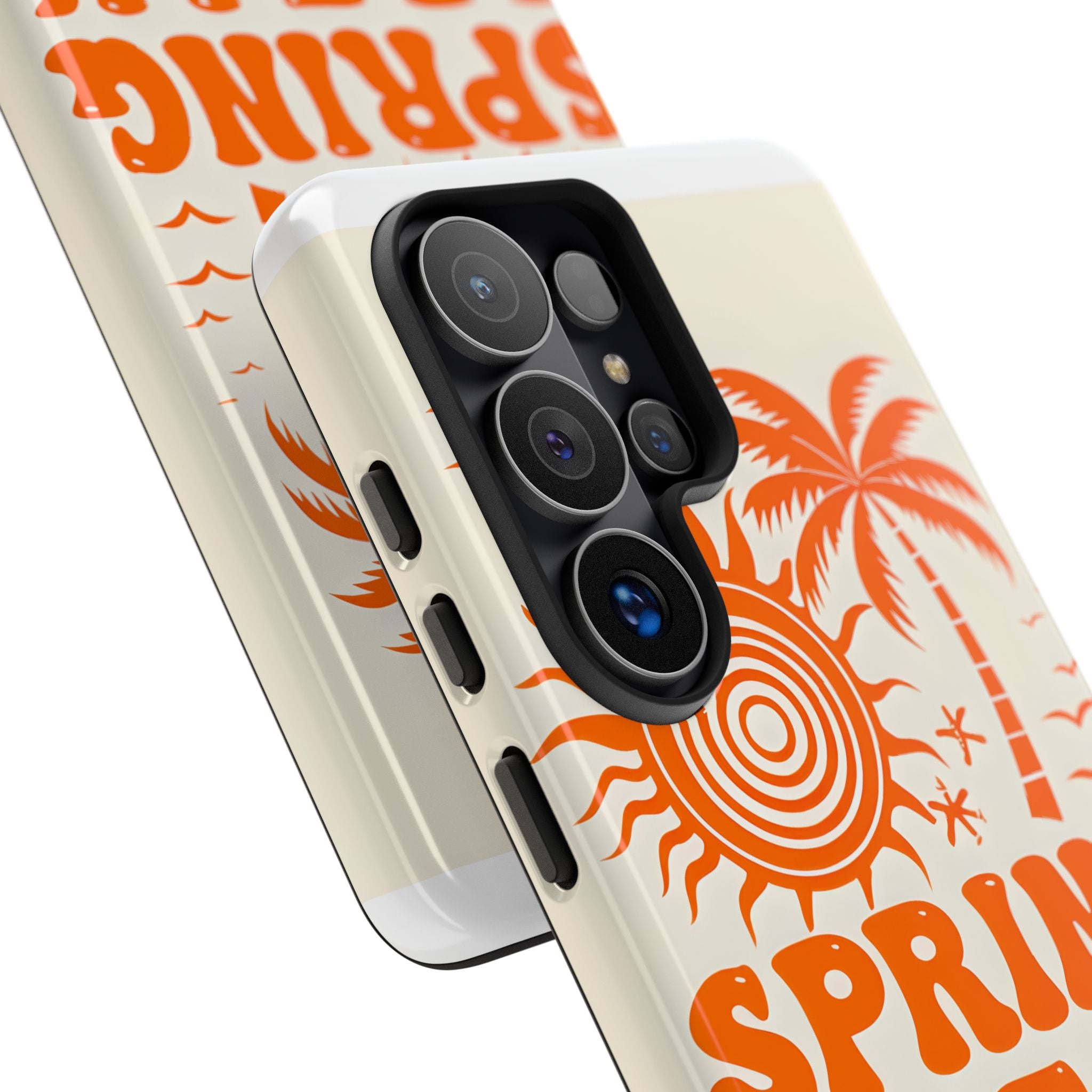 Retro Orange Tide · Tough Capa para Samsung