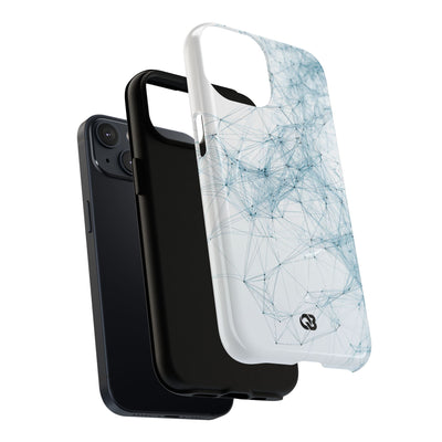 Blue Tough 2.0 Magsafe Phone Case for iPhone - Glacial Neural Web