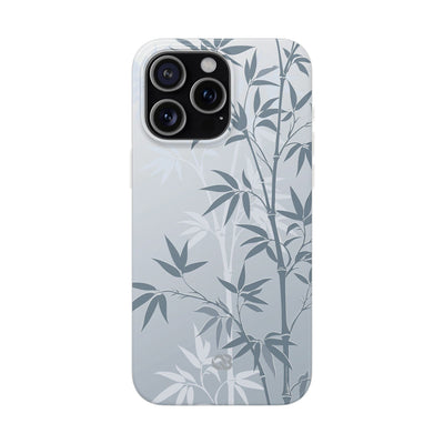 Blue Lite Phone Case for iPhone - Slate Bamboo Shadow