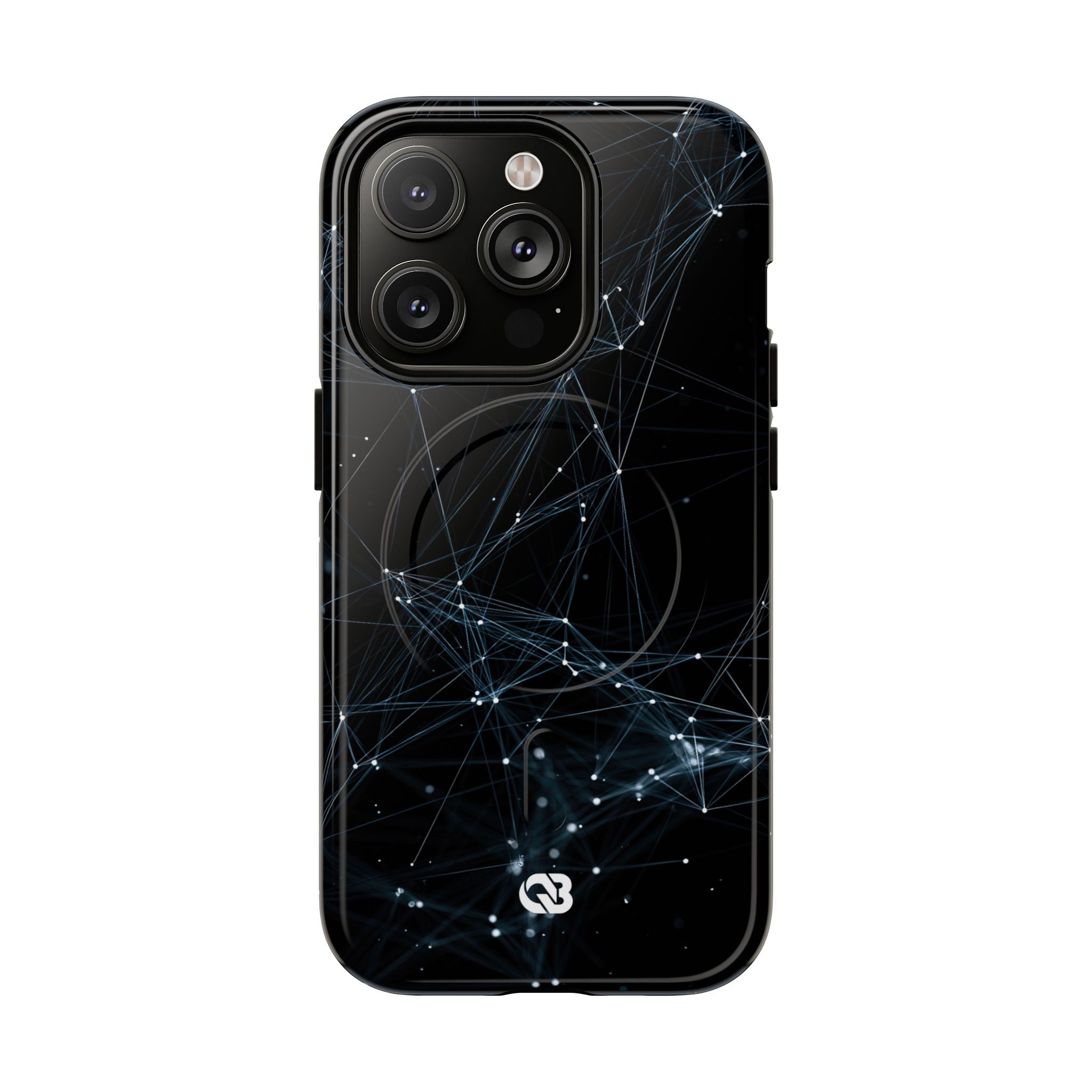 Black Tough 2.0 Magsafe Phone Case for iPhone - Arctic Neural Mesh