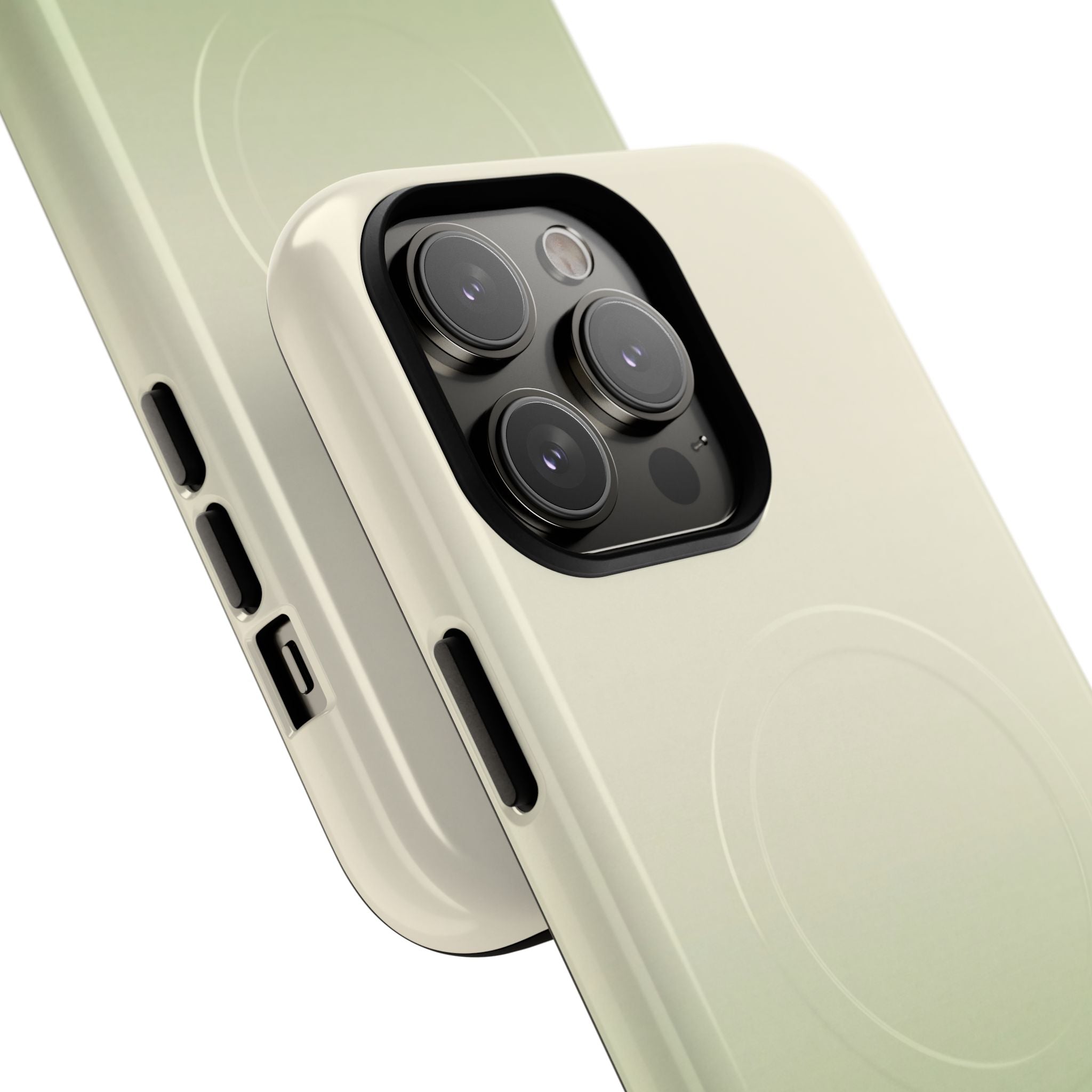 Green Tough 2.0 Magsafe Phone Case for iPhone - Bone Sage Fade