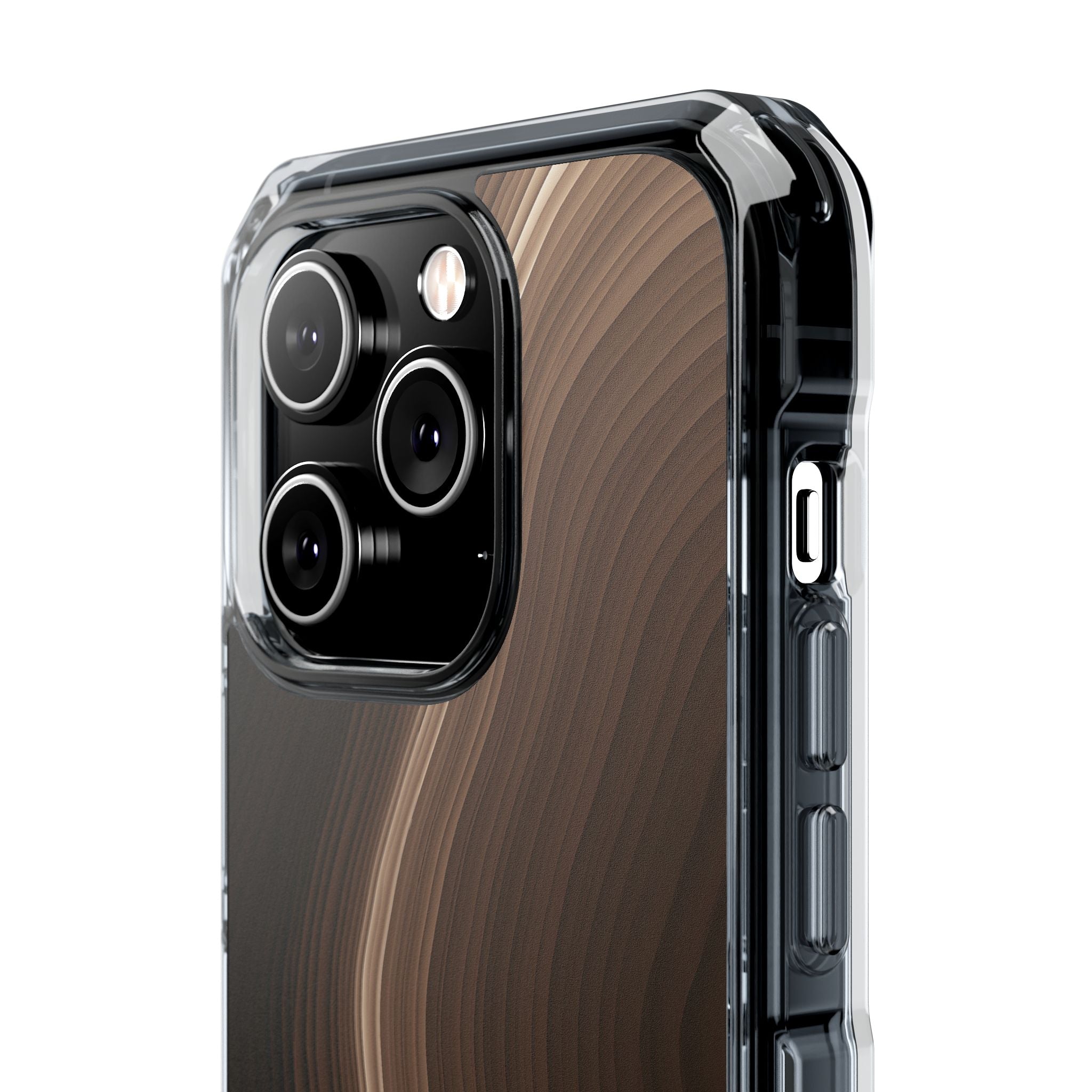 Brown Impact MagSafe Phone Case for iPhone - Bronzed Canyon Relief