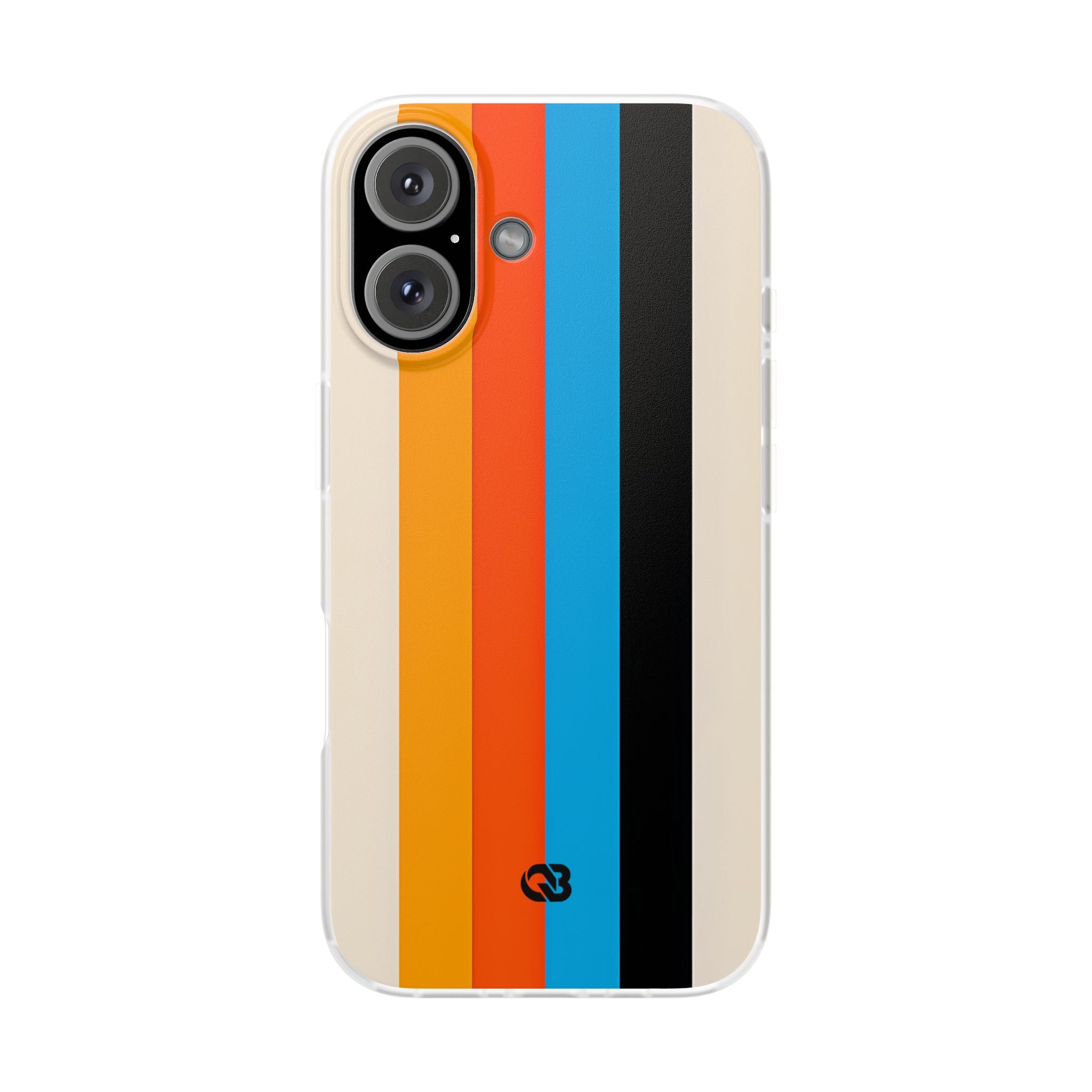 Retro Racing Stripes · Soft Phone Case for iPhone
