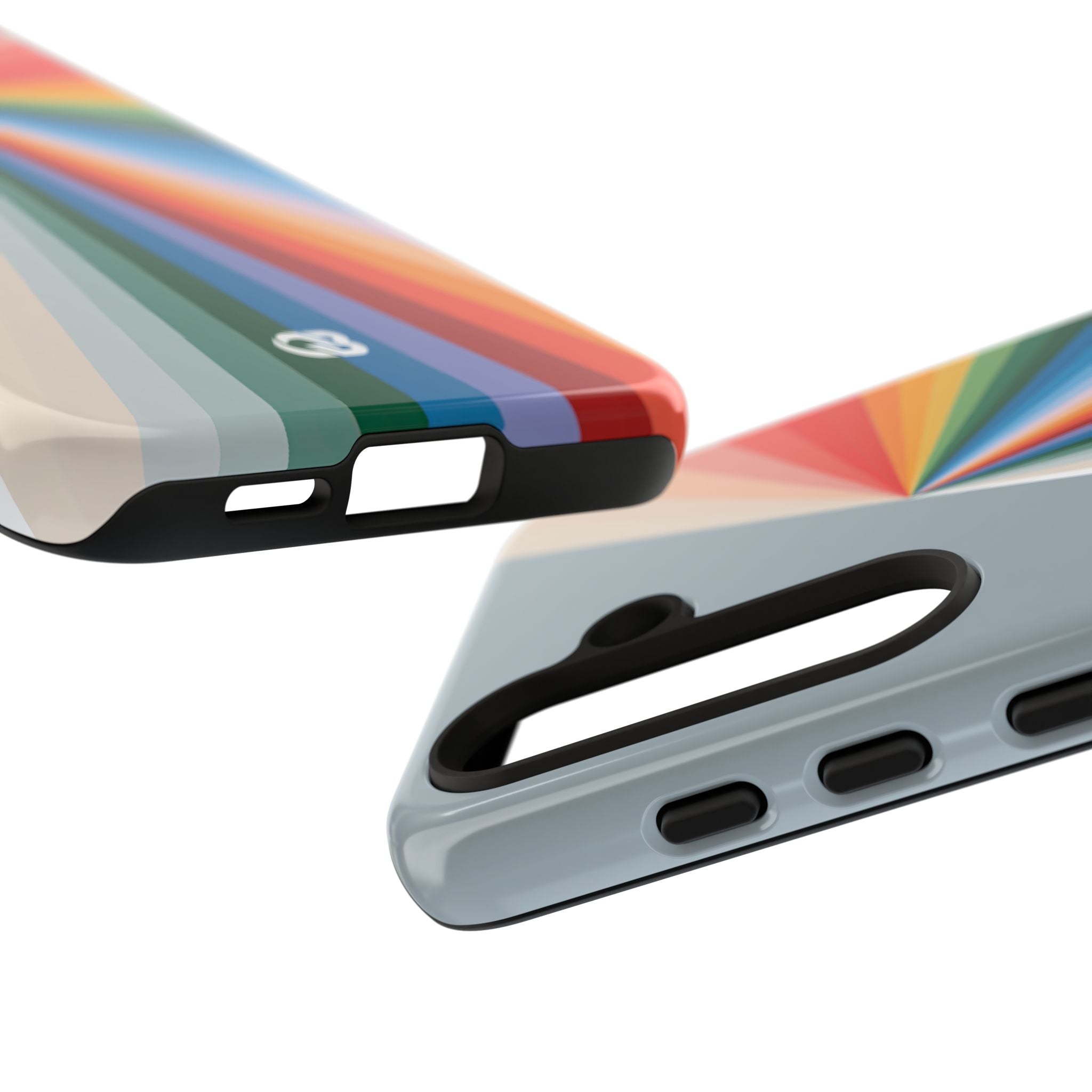 Grey Tough Phone Case for Samsung - Slate Prism Burst