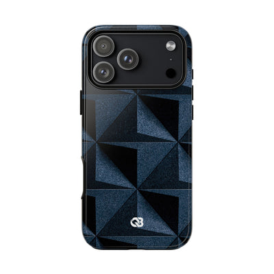 Faceted Slate · Tough Phone Case for iPhone · Blue