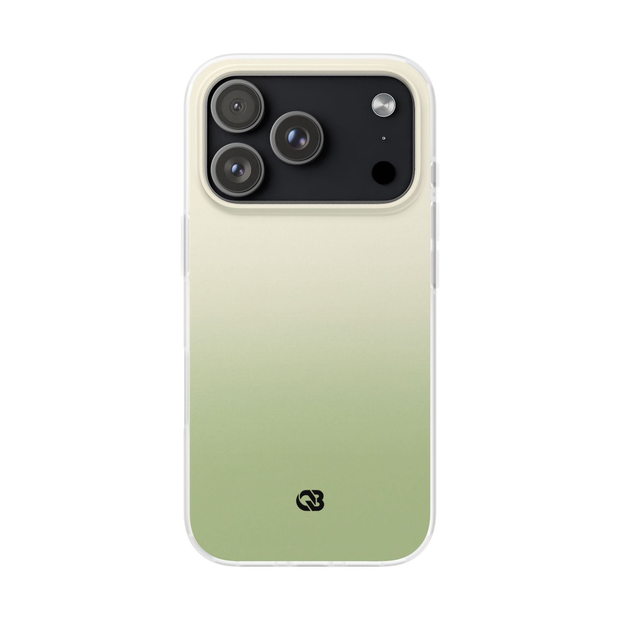 Green Lite Phone Case for iPhone - Bone Sage Fade