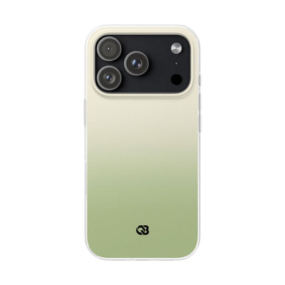 Green Lite Phone Case for iPhone - Bone Sage Fade