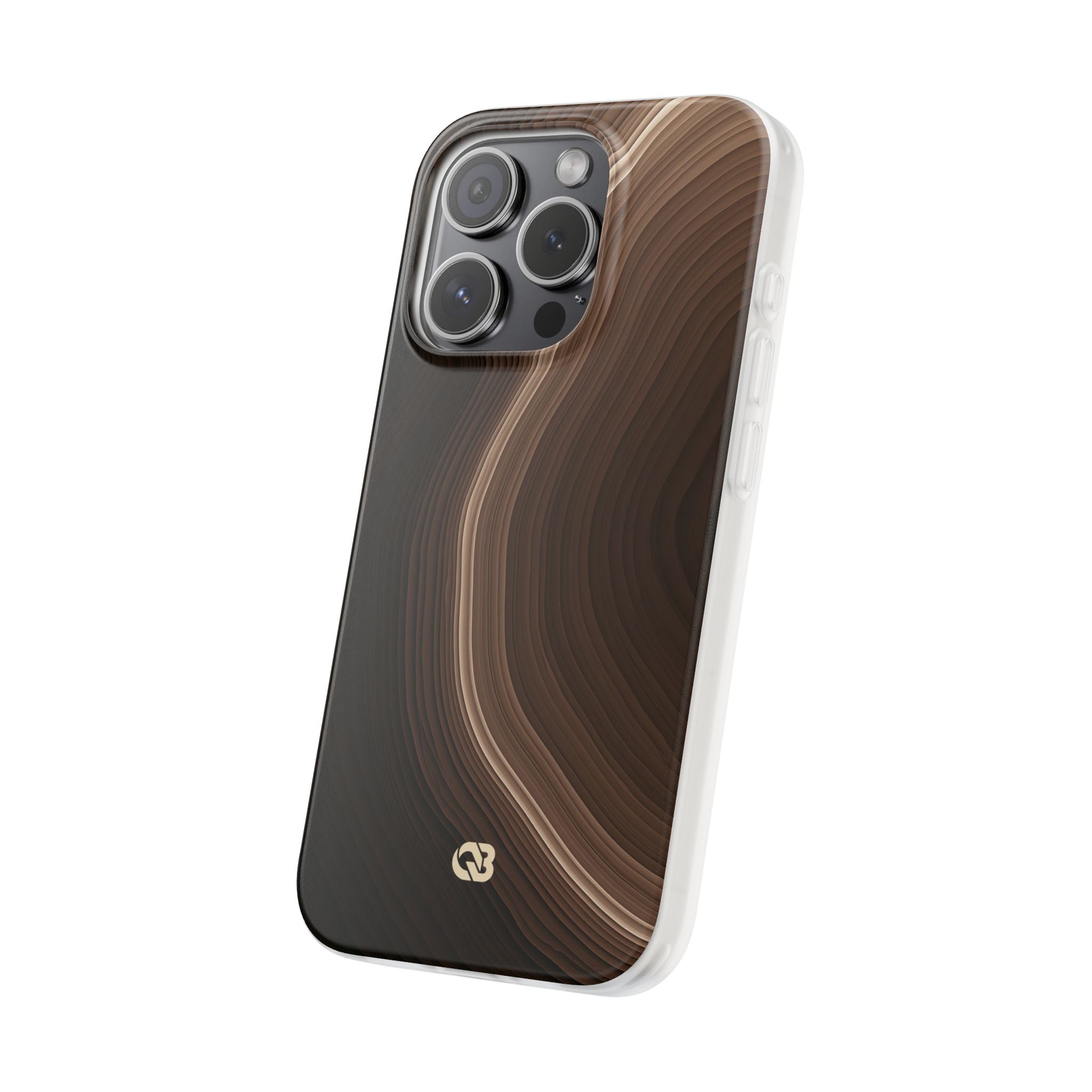 Brown Lite Phone Case for iPhone - Bronzed Canyon Relief