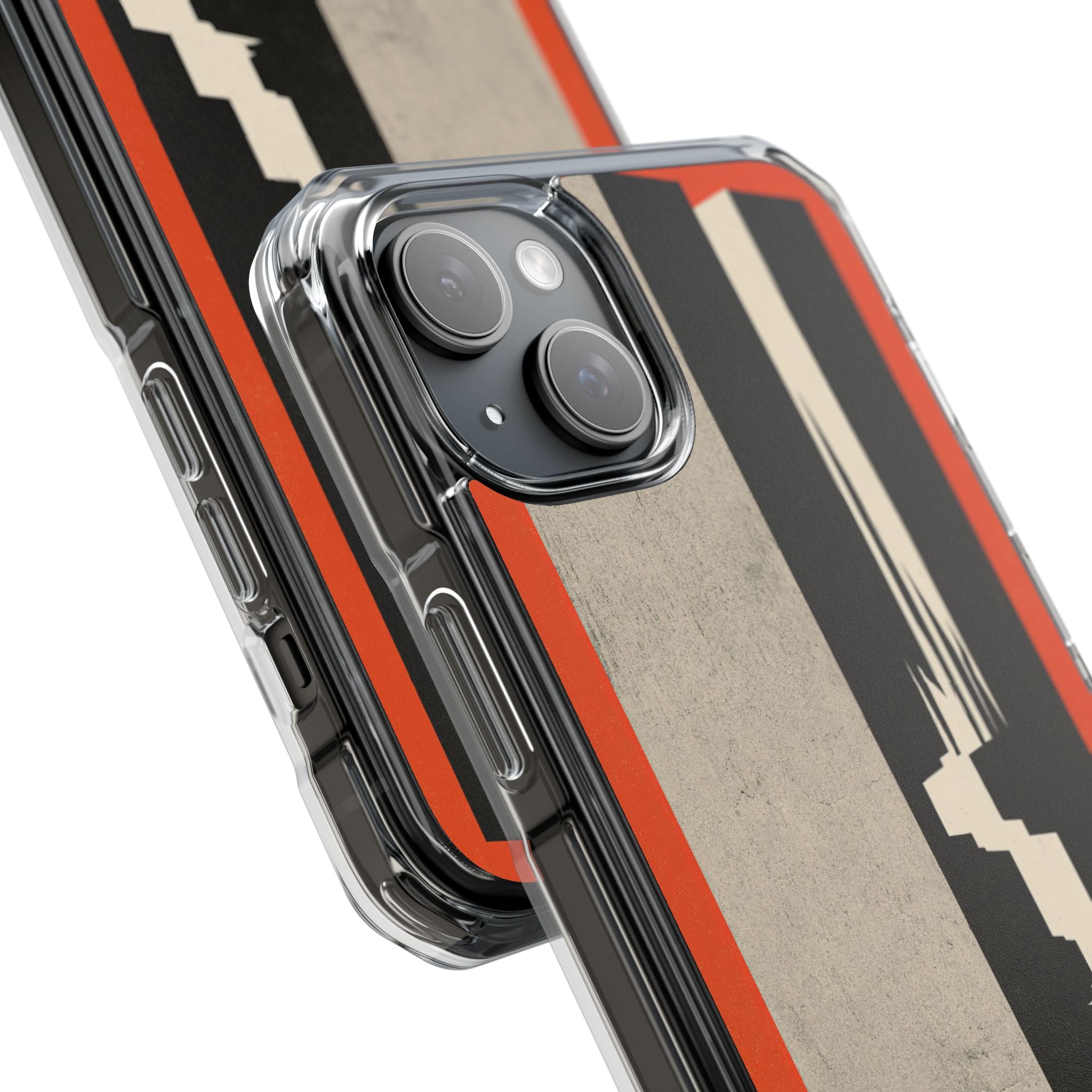 Orange Impact MagSafe Phone Case for iPhone - Orange Monolith Rift