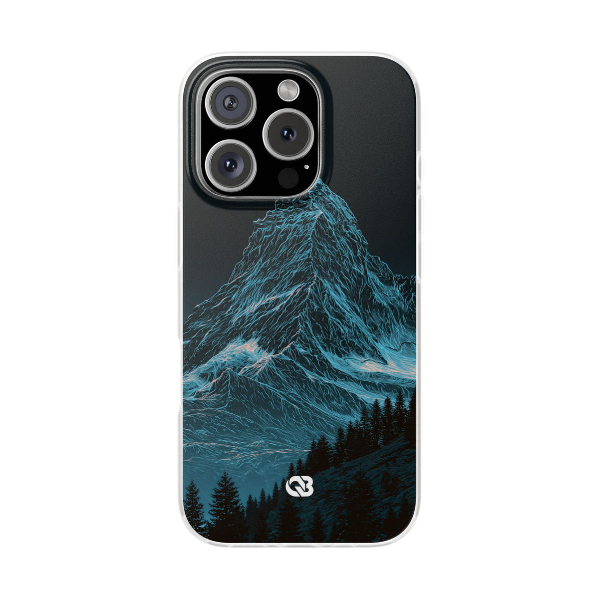 Glacial Alpine Peak · Lite Phone Case for iPhone ·  Blue