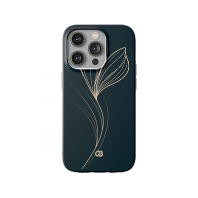 Teal Lite Phone Case for iPhone - Sandstone Silk Flora