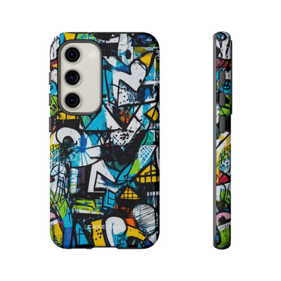 White Ripple Drift Samsung S23 Case - Tough
