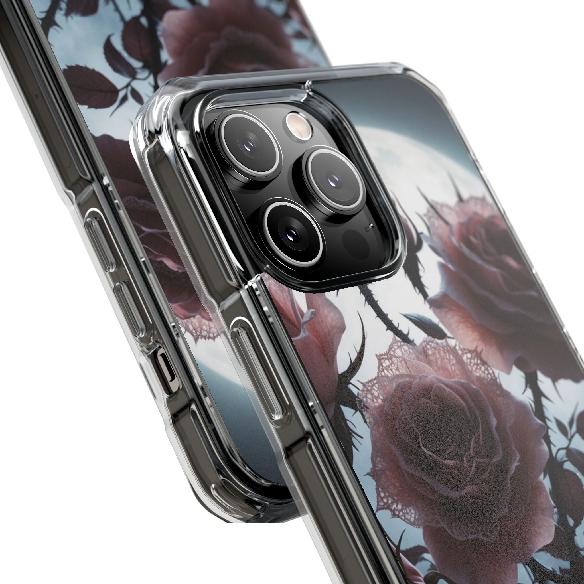 Lunar Lace Petals · Impact Coque de téléphone pour iPhone · Magsafe