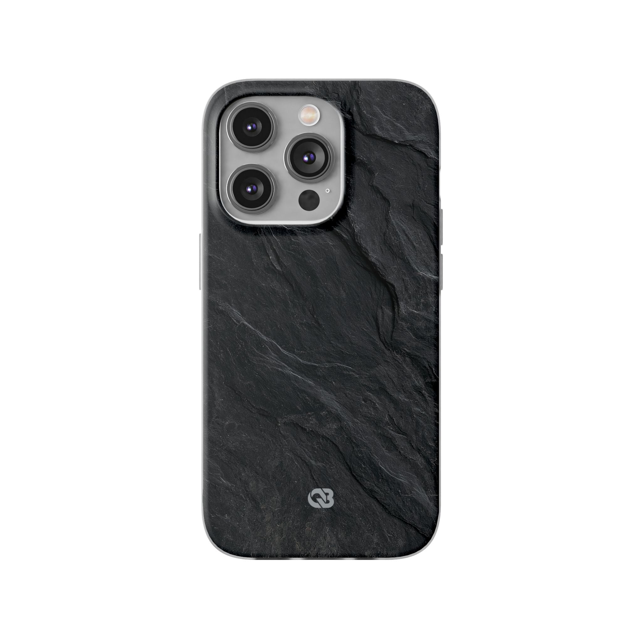 Black Lite Phone Case for iPhone - Midnight Slate Ridge