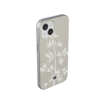 Beige Lite Phone Case for iPhone - Sandstone Bamboo Stalks