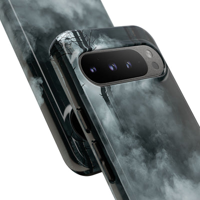 Shadowed Pine Mist · Tough Phone Case for Pixel ·  Black