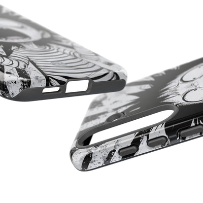 Chaotic Monochrome Scream · Tough Handyhülle für Samsung