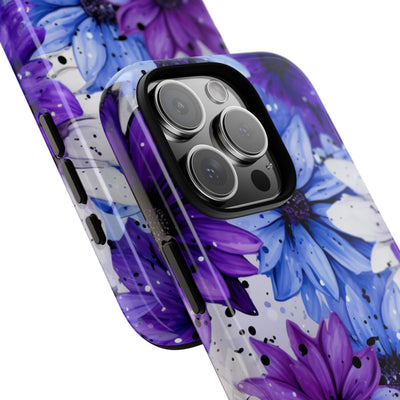 Ink Splatter Blooms · Tough Coque de téléphone pour iPhone