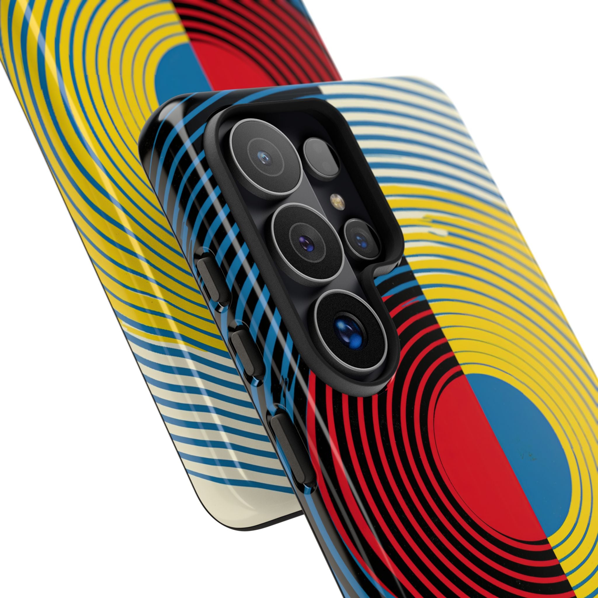 Blue Tough Phone Case for Samsung - Primary Circuit Orbit