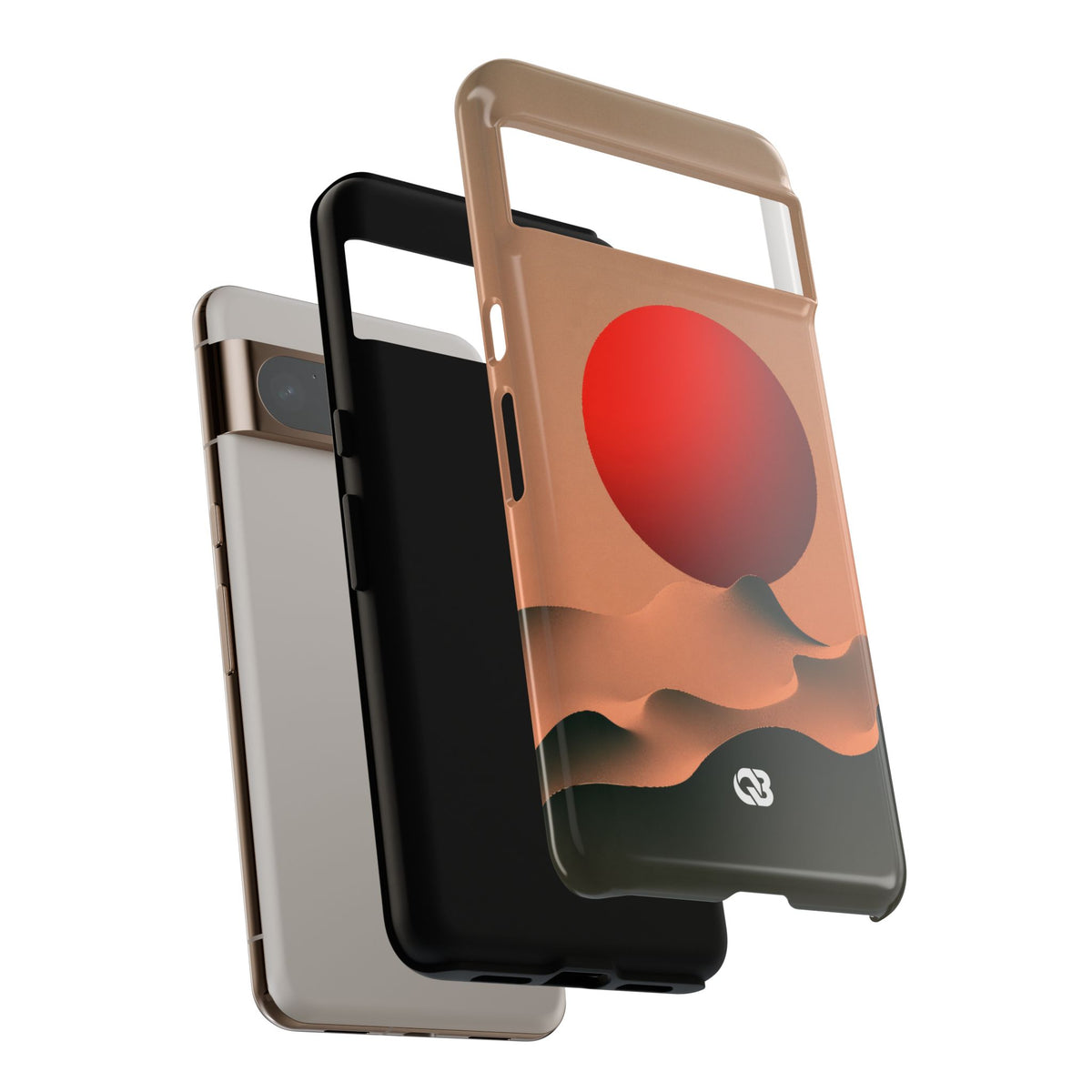 Crimson Sol Ridge · Tough Phone Case for Pixel ·  Red