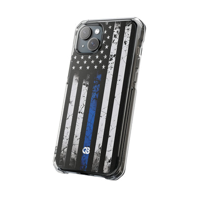 Gritty Cobalt Flag · Impact Phone Case for iPhone · Magsafe