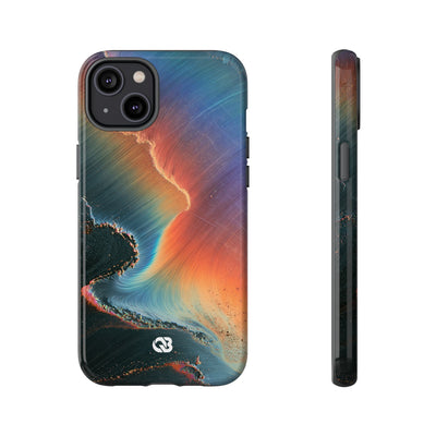 Prismatic Aura Shift · Tough Phone Case for iPhone · Blue