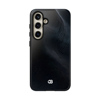 Black Tough Phone Case for Samsung - Obsidian Ridge Flux