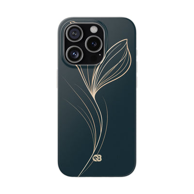 Teal Lite Phone Case for iPhone - Sandstone Silk Flora
