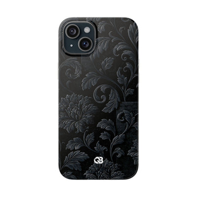 Obsidian Damask · Lite Phone Case for iPhone ·  Black