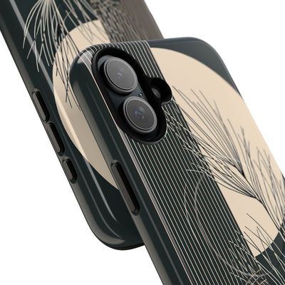 Black Tough 2.0 Magsafe Phone Case for iPhone - Obsidian Sand Willow