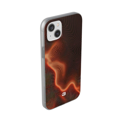 Caldera Ridge · Lite Phone Case for iPhone ·  Orange