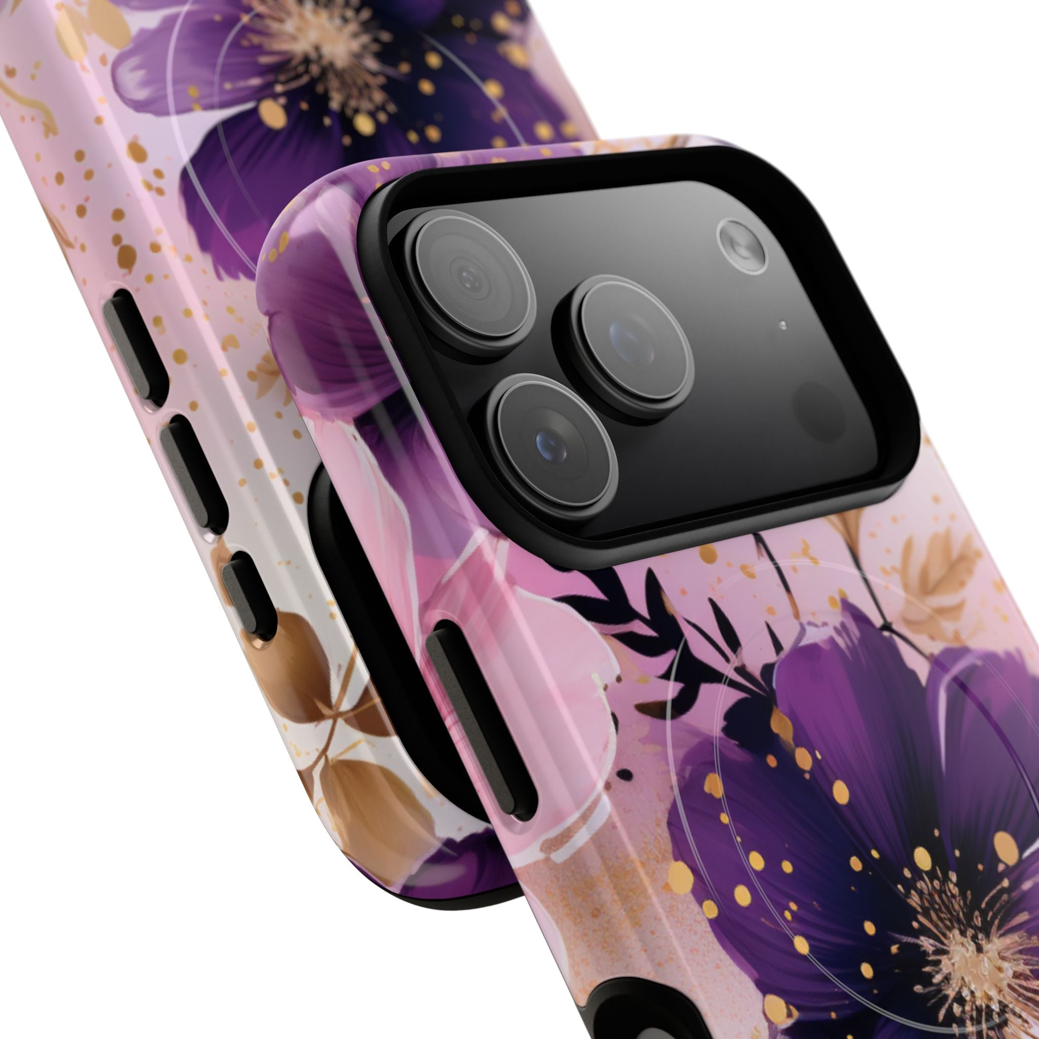 Gilded Violet Bloom · Tough+ Phone Case for iPhone · Magsafe
